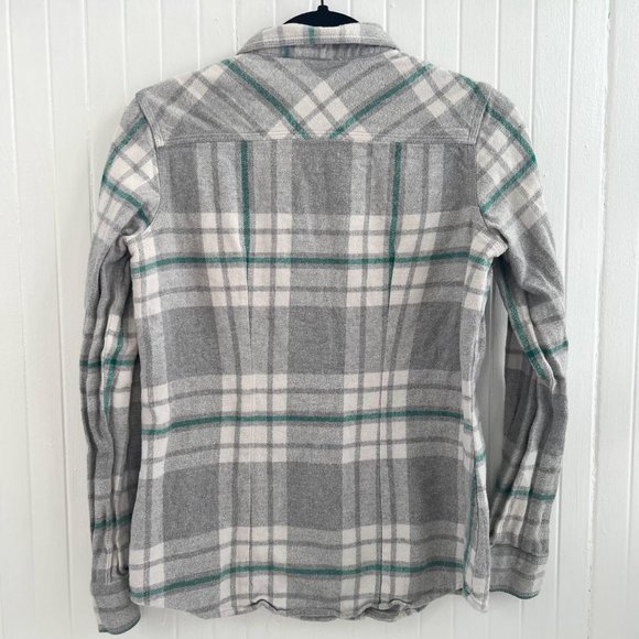 Vintage Plaid Flannel Long-sleeved Two-Pocket Shirt Size S - Picture 3 of 4